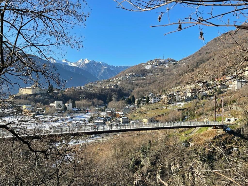 Appartamento La Baita Case Sondrio Fiume - Affitti Brevi Italia Exteriör bild
